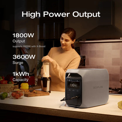 EcoFlow DELTA 3 Classic Portable Power Station (1024Wh)